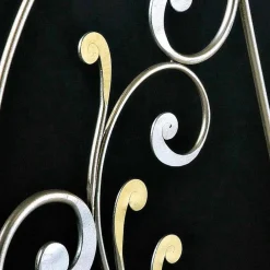 Viadurini Night Design Maßgeschneiderte Möbel|Schmiedeeisen Doppelbetten-Doppelbett 160x190 cm aus Eisen handgefertigt Made in Italy Jessica