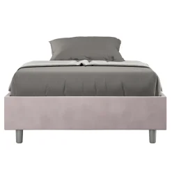 Viadurini Night Design Polsterbetten 120X190-Doppelbett 140x200 cm, Bezug aus Mikrofaser, Made in Italy - Atleta