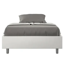 Viadurini Night Design Polsterbetten 120X190-Doppelbett 140x200 cm mit Kunstleder bezogen Made in Italy - Atleta