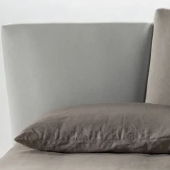 Viadurini Night Design Polsterbetten-Doppelbett 160x190 mit 3 asymmetrischen schrägen Paneelen - Margen