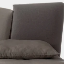 Viadurini Night Design Polsterbetten-Doppelbett 160x190 mit 3 asymmetrischen schrägen Paneelen - Margen