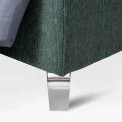 Viadurini Night Design Polsterbetten-Doppelbett 160x190 mit asymmetrischem zweifarbigem Finish - Jasmine