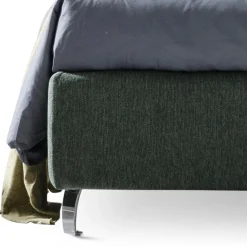 Viadurini Night Design Polsterbetten-Doppelbett 160x190 mit asymmetrischem zweifarbigem Finish - Jasmine