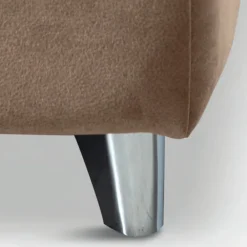 Viadurini Night Design Polsterbetten-Doppelbett 160x190 mit gebogenem Kopfteil und großer Dicke - Magie