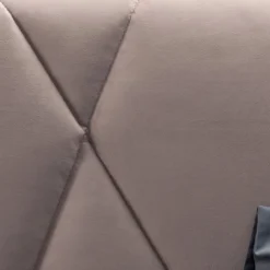 Viadurini Night Design Polsterbetten-Doppelbett 160x190 mit geometrischer Steppverarbeitung - Ciottolino