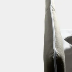 Viadurini Night Design Polsterbetten-Doppelbett 160x190 mit mittig geteiltem Kopfteil Made in Italy - Celesti