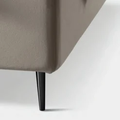 Viadurini Night Design Polsterbetten-Doppelbett 160x190 mit Steppung mit breiten vertikalen Streifen - Magan