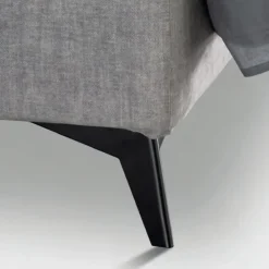 Viadurini Night Design Polsterbetten-Doppelbett 160x190 mit Steppung aus Querbögen - Sonnenblume