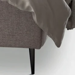 Viadurini Night Design Polsterbetten-Doppelbett 160x190 mit umlaufendem Rüschenkopfteil Made in Italy - Rest