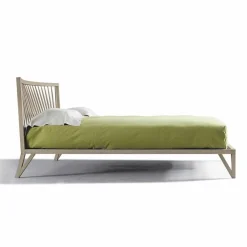 Viadurini Night Design Design Doppelbetten-Doppelbett 160x200cm, Basis aus massivem Nussholz Desing Alain