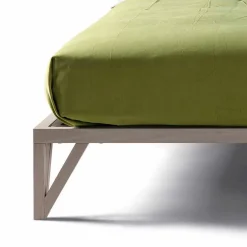 Viadurini Night Design Design Doppelbetten-Doppelbett 160x200cm, Basis aus massivem Nussholz Desing Alain