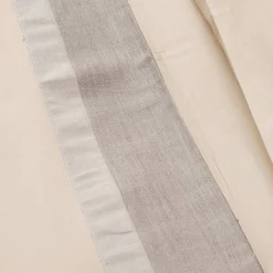 Viadurini Textile Bettbezüge-Doppelbettbezug-Set aus 90 % Baumwolle und 10 % Leinen, hergestellt in Italien – Nestle