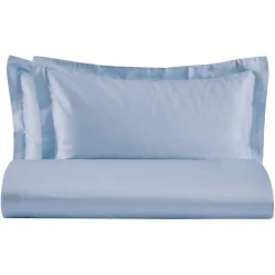 Viadurini Textile Bettbezüge-Doppelbettbezug-Set aus 100 % Baumwollsatin, hergestellt in Italien – Fluffy