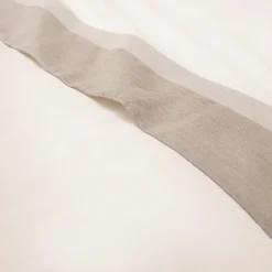 Viadurini Textile Bettlaken-Doppelbettset aus 90 % Baumwolle und 10 % Leinen, hergestellt in Italien – Nestle