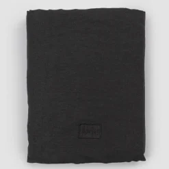 Viadurini Textile Bettlaken-Doppelblätter mit Ecken aus schwarzem Leinen, Butter oder altem Gesso - Fiumano