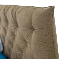 Viadurini Night Design Maßgeschneiderte Möbel|Polsterbetten-Doppel-Containerbett Gepolsterter Stoff oder Kunstleder Made in Italy - Euro