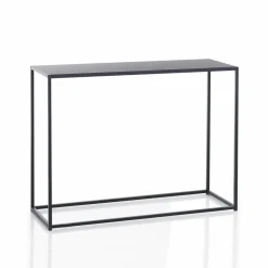 Viadurini Living Konsolentisch Flur-Doppelkonsole aus anthrazitfarbenem Stahl – Osmium