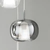 Viadurini Lighting Moderne Pendelleuchten-Doppelschichtige Pendelleuchte aus mundgeblasenem Glas Made in Italy - Trilly
