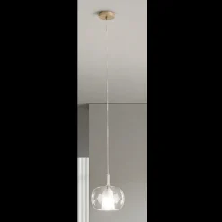 Viadurini Lighting Moderne Pendelleuchten-Doppelschichtige Pendelleuchte aus mundgeblasenem Glas Made in Italy - Trilly