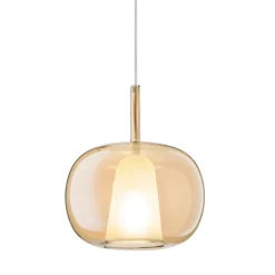 Viadurini Lighting Moderne Pendelleuchten-Doppelschichtige Pendelleuchte aus mundgeblasenem Glas Made in Italy - Trilly