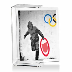 Viadurini Decor Bilderrahmen-Doppelseitiger Fotorahmen in transparentem Plexiglas-Schwenkdesign 2 Stück - Miky