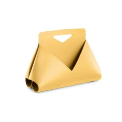 Viadurini Leather Zeitungsständer-Doppelseitiger Zeitungsständer aus Leder, hergestellt in Italien – Bagliore