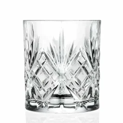 Viadurini Kitchen Italienisches Kristallgeschirr-Doppelte altmodische Glas, Vintage-Stil Öko-Kristall 12 Stück - Cantabile