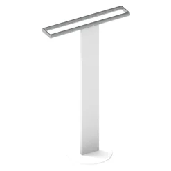 Viadurini Bathroom Badetuchhalter-Doppelwaschbecken mit Handtuchhalter aus weißem oder schwarzem Aluminium - Alcade