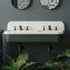 Viadurini Bathroom Vintage Waschbecken|Farbige Waschbecken-Doppelwaschbecken mit rechteckiger Keramikstruktur – Kevin