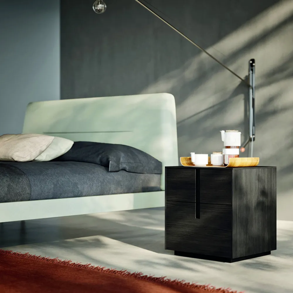 Viadurini Night Design Schlafzimmer Komplett-Doppelzimmer mit 6 Elementen Moderner Stil Made in Italy - Octavia