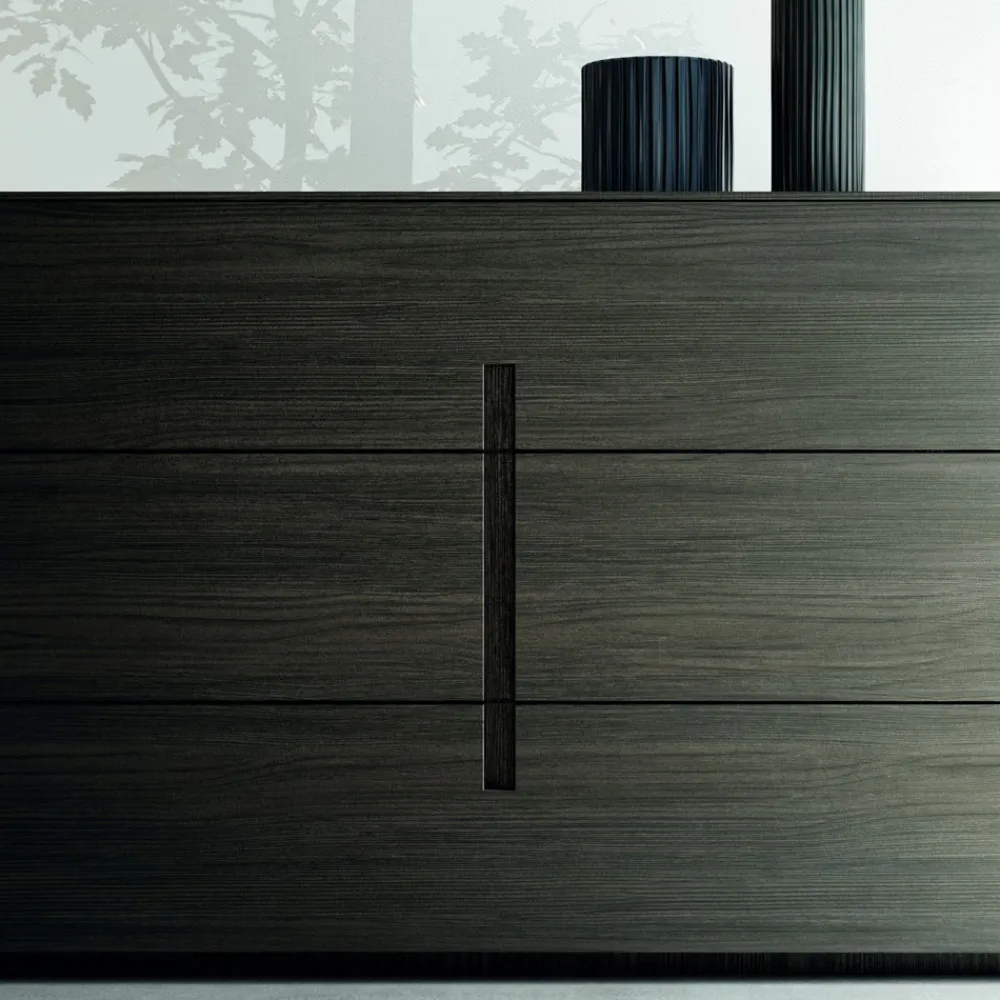 Viadurini Night Design Schlafzimmer Komplett-Doppelzimmer mit 6 Elementen Moderner Stil Made in Italy - Octavia