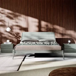 Viadurini Night Design Schlafzimmer Komplett-Doppelzimmer mit 4 Elementen Made in Italy Möbel - Lucania