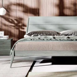 Viadurini Night Design Schlafzimmer Komplett-Doppelzimmer mit 4 Elementen Made in Italy Möbel - Lucania