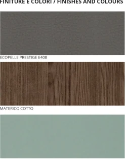 Viadurini Night Design Schlafzimmer Komplett-Doppelzimmer mit 5 Luxuselementen Made in Italy - Emerald