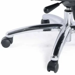 Viadurini Living Bürosessel-Drehbarer Bürosessel aus Leder und Metall - Virone