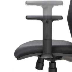 Viadurini Living Bürosessel-Drehbarer Büro-Sessel mit Gaslift aus technischem Stoff und Netz - Büro