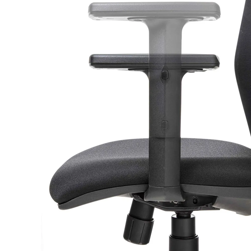 Viadurini Living Bürosessel-Drehbarer Büro-Sessel mit Gaslift aus technischem Stoff und Netz - Büro