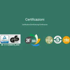 Viadurini Living Bürosessel-Drehbarer ergonomischer Design-Bürosessel mit Armlehnen und Kopfstütze - Romolo