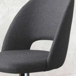 Viadurini Living Küchenhocker-Drehbarer Hocker aus Stoff und Stahl mit Gasfeder Made in Italy - Marchesi