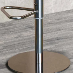 Viadurini Living Küchenhocker-Drehbarer Hocker aus Stoff und Stahl mit Gasfeder Made in Italy - Marchesi