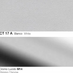 Viadurini Living Küchenhocker-Drehbarer Hocker aus Stoff und Stahl mit Gasfeder Made in Italy - Marchesi