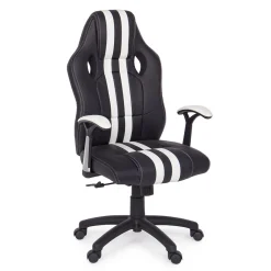 Viadurini Living Bürosessel-Drehbarer verstellbarer Bürosessel aus Kunstleder und Nylon 2 Farben - Saronno