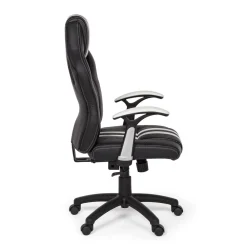 Viadurini Living Bürosessel-Drehbarer verstellbarer Bürosessel aus Kunstleder und Nylon 2 Farben - Saronno