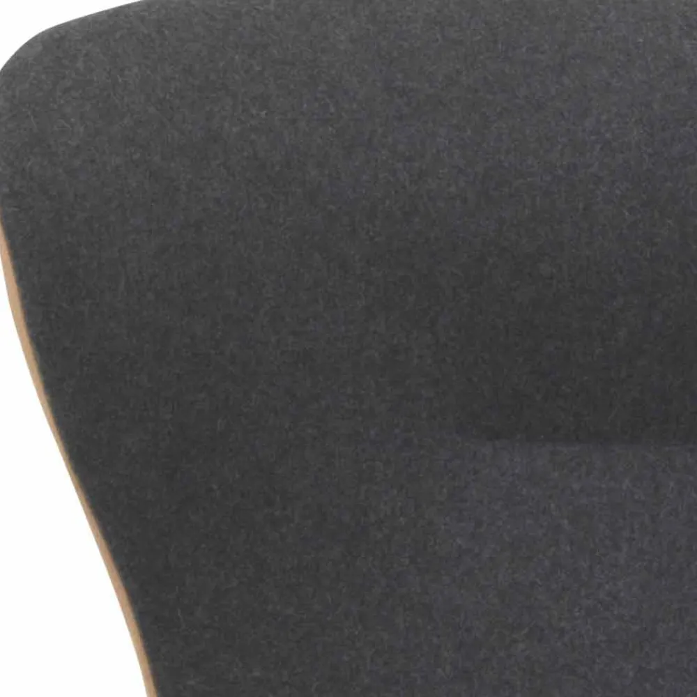 Viadurini Living Moderne Sessel-Drehbarer Wohnzimmersessel aus Leder und Stoff Made in Italy - Butterfly