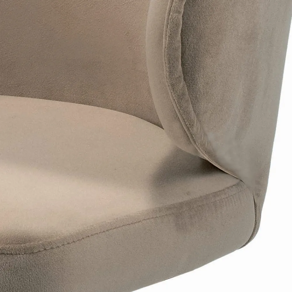 Viadurini Living Küchenhocker-Drehhocker mit Samtsitz und Stahlgestell, hergestellt in Italien – Adria