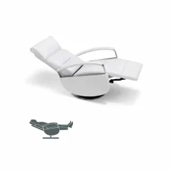 Stile Relax Aufstehsessel Und Massagesessel-Drehsessel, 2 Motoren modernes Design made in Italy Cassia
