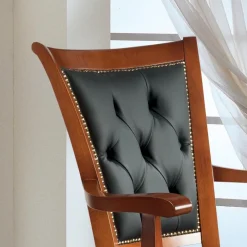 Viadurini Classic Bürosessel-Drehsessel mit Bezug aus luxuriösem Kunstleder Made in Italy - Brigitte