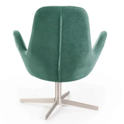 Viadurini Living Moderne Sessel-Drehsessel mit Metallgestell und Stoffsitz – Sereno