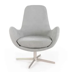 Viadurini Living Moderne Sessel-Drehsessel mit Metallgestell und Stoffsitz – Sereno