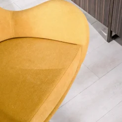 Viadurini Living Moderne Sessel-Drehsessel mit Metallgestell und Stoffsitz – Sereno